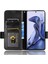Xiaomi 11T Pro 5G/11T Için 5g Telefon Kılıfı Tam Koruma Üçgen Deseni Baskılı Flip Cüzdan Stand Pu Deri Kapak Strap-Black (Yurt Dışından) 4