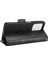 Xiaomi 11T Pro 5G/11T Için 5g Telefon Kılıfı Tam Koruma Üçgen Deseni Baskılı Flip Cüzdan Stand Pu Deri Kapak Strap-Black (Yurt Dışından) 5