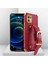 6d Elektrokürlü Timsah Doku Kickstand Tasarım Pu Deri Kaplamalı Tpu Telefon Kılıfı Xiaomi Mi 11 Lite 4g/5g/11 Lite 5g Ne-Kırmızı (Yurt Dışından) 1