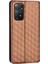 Xiaomi Redmi Için Note 11 Pro 4g (Mediatek)/note 11 Pro 5g (Qualcomm)/note 12 Pro 4g/note 11E Pro 5g Baskılı Rhombus Cüzdan Kılıf Katlanabilir Stand Deri Telefon Kapak-Kahverengi (Yurt Dışından) 5