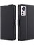 Xiaomi 12 Pro 5G/12S Pro 5g/12 Pro (Boyut) 5g Pu Deri Kart Tutucu Stand Kılıfı Şok Geçirmez Tpu Yan Manyetik Koruma Kitap Flip Folio Cover-Black (Yurt Dışından) 1