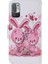 Tam Koruma Çapraz Doku Deseni Baskı Önleme Önleyici Cüzdan Tasarımı Deri Telefon Kılıfı Xiaomi Poco M3 Pro 4g/5g/redmi Not 10 5g/redmi Note 10T 5g-Yahudi Tavşanlar (Yurt Dışından) 5