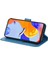 Xiaomi Redmi Için Note 12 Pro 4g/11 Pro 4g (Mediatek)/note 11 Pro 5g (Qualcomm) Kayış Tasarım Çiçeği Deri Deri Deri Stand Cep Telefonu Kılıf Mavisi (Yurt Dışından) 3