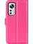 Xiaomi 12 Pro 5G/12S Pro 5g/12 Pro (Boyut) 5g Litchi Doku Pu Deri Kılıf Tpu Stand Cüzdan Rosalı Telefon Kapağı (Yurt Dışından) 3