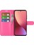 Xiaomi 12 Pro 5G/12S Pro 5g/12 Pro (Boyut) 5g Litchi Doku Pu Deri Kılıf Tpu Stand Cüzdan Rosalı Telefon Kapağı (Yurt Dışından) 4