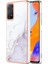 Xiaomi Redmi Için Note 12 Pro 4g/11 Pro 4g (Mediatek)/note 11 Pro 5g (Qualcomm) Elektrumramalı Çerçeve Imd Kılıf Kılıfı Mermer Desen Yumuşak Tpu Telefon Kapak-White 006 (Yurt Dışından) 1