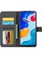 Xiaomi Redmi Için Deri Cüzdan Telefon Kılıfı Note 12 Pro 4g/11 Pro 4g (Mediatek)/note 11 Pro 5g (Qualcomm) Ayarlanabilir Stand-Black (Yurt Dışından) 4