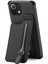 Xiaomi Mi Için Telefon Cüzdan Kılıfı 11 Lite 4g/5g/11 Lite 5g Ne, Aşınmaya Dayanıklı Manyetik Kapanma Kartı Tutucu Fermuar Cep Telefonu Kapağı Kickstand-Black (Yurt Dışından) 1