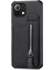 Xiaomi Mi Için Telefon Cüzdan Kılıfı 11 Lite 4g/5g/11 Lite 5g Ne, Aşınmaya Dayanıklı Manyetik Kapanma Kartı Tutucu Fermuar Cep Telefonu Kapağı Kickstand-Black (Yurt Dışından) 2