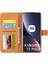 Xiaomi 12 Pro 5G/12S Pro 5g/12 Pro (Boyut) 5g Yumru Dövüşlü Dokulu Pu Deri Flip Folio Stand Cüzdan Kılıf Mobil Telefon Kılıfı Kapak Light Brown (Yurt Dışından) 2