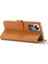 Xiaomi 12 Pro 5G/12S Pro 5g/12 Pro (Boyut) 5g Yumru Dövüşlü Dokulu Pu Deri Flip Folio Stand Cüzdan Kılıf Mobil Telefon Kılıfı Kapak Light Brown (Yurt Dışından) 4