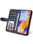 Xiaomi Redmi Için Note 12 Pro 4g/11 Pro 4g (Mediatek)/note 11 Pro 5g (Qualcomm)/note 11E Pro Tree Metal Düğmesi Deri Telefon Kılıfı Düşüş Kanıtı Stand Cüzdan Kapağı Strap-Mavi ile (Yurt Dışından) 2
