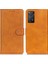 Xiaomi Redmi Için Note 12 Pro 4g/11 Pro 4g (Mediatek)/note 11 Pro 5g (Qualcomm) Dokulu Pu Deri Folio Kılıf Stand Standı Cüzdan Manyetik Flip Kapak-Brown (Yurt Dışından) 1