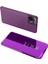 Kaplamalı Ayna Yüzey Foli Flip Deri Deri Stand Kılıfı Xiaomi Mi 11 Lite 4g/5g/11 Lite 5g Ne-Purple (Yurt Dışından) 2