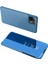 Kaplamalı Ayna Yüzey Foli Flip Deri Deri Stand Kılıfı Xiaomi Mi 11 Lite 4g/5g/11 Lite 5g Ne-Sky Blue (Yurt Dışından) 1