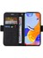 Xiaomi Redmi Için Note 12 Pro 4g/11 Pro 4g (Mediatek)/note 11 Pro 5g (Qualcomm)/note 11E Pro 5g Pu Deri Dikiş Dikiş Hattı Telefon Kılıfı Cüzdan Stand Kapak Black (Yurt Dışından) 2