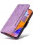 Xiaomi Redmi Için Note 12 Pro 4g/11 Pro 4g (Mediatek)/note 11 Pro 5g (Qualcomm)/note 11E Pro 5g Pu Deri Dikiş Dikiş Hattı Telefon Kılıfı Stand Stand Kapak Morası (Yurt Dışından) 5