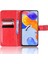 Xiaomi Redmi Nnote 12 Pro 4g/11 Pro 4g (Mediatek)/note 11 Pro 5g (Qualcomm) Çılgın At Deri Anti-Drop Telefon Kabası Stand Fonksiyon Koruyucusu Kullanışlı Kayış-Kırmızısı (Yurt Dışından) 3