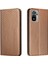 Karbon Fiber Doku Pu Deri Kılıf Otomatik Manyetik Kapalı Flip Stand Cüzdan Kapağı Xiaomi Poco M5S 4g/redmi Not 10 4g/redmi Not 10S 4g-Brown (Yurt Dışından) 2