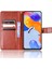 Xiaomi Redmi Nnote 12 Pro 4g/11 Pro 4g (Mediatek)/note 11 Pro 5g (Qualcomm) Çılgın At Deri Anti-Drop Telefon Kabası Stand Fonksiyon Koruyucusu Kullanışlı Kayış Kahverengi (Yurt Dışından) 3