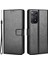 Xiaomi Redmi Nnote 12 Pro 4g/11 Pro 4g (Mediatek)/note 11 Pro 5g (Qualcomm) Çılgın At Deri Anti-Drop Telefon Kabası Stand Fonksiyon Koruyucusu Kullanışlı Kayış-Black (Yurt Dışından) 1