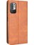 Manyetik Kapanma Vintage Stil Telefon Kılıfı Cüzdan Stand Deri Kapak Xiaomi Redmi Note 10 5g/poco M3 Pro 5g/4g-Brown (Yurt Dışından) 4