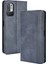 Manyetik Kapanma Vintage Stil Telefon Kılıfı Cüzdan Stand Deri Kapak Xiaomi Redmi Note 10 5g/poco M3 Pro 5g/4g-Blue (Yurt Dışından) 1