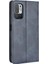 Manyetik Kapanma Vintage Stil Telefon Kılıfı Cüzdan Stand Deri Kapak Xiaomi Redmi Note 10 5g/poco M3 Pro 5g/4g-Blue (Yurt Dışından) 4