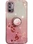 Xiaomi Redmi Için Koruyucu Kılıf Not 10 5g Kickstand Telefon Kabuğu Rhinestone Çiçek Tpu Kapak-Rose Gold (Yurt Dışından) 1