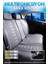 Infiniti Fx-35 Lüx Deri Oto Koltuk Kılıfı 5'li Set Tam Takım Royal Füme 2