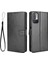 Çılgın At Derisi Cüzdan Stand Deri Kabuk Xiaomi Redmi Için Kayış 10 5g/poco M3 Pro 5g/4g-Black (Yurt Dışından) 1