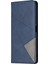 Geometrik Desen Otomatik Absorbed Stand Deri Telefon Kılıfı Xiaomi Mi 11 Lite 4g /5g /11 Lite 5g Ne-Blue (Yurt Dışından) 1