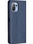 Geometrik Desen Otomatik Absorbed Stand Deri Telefon Kılıfı Xiaomi Mi 11 Lite 4g /5g /11 Lite 5g Ne-Blue (Yurt Dışından) 3