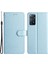 Xiaomi Redmi Için Note 11 Pro 5g (Qualcomm)/11 Pro 4g (Mediatek)/note 12 Pro 4g Deri Telefon Cüzdan Stand Ipek Dokusu Case Sky Mavi (Yurt Dışından) 1