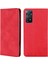 Xiaomi Redmi Için Note 12 Pro 4g/11 Pro 4g (Mediatek)/note 11 Pro 5g (Qualcomm) Cilt Touch Pu Deri Flip Telefon Kılıfı Folio Kart Yuva Kitabı Standı Kapak-Kırmızı (Yurt Dışından) 1