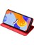 Xiaomi Redmi Için Note 12 Pro 4g/11 Pro 4g (Mediatek)/note 11 Pro 5g (Qualcomm) Cilt Touch Pu Deri Flip Telefon Kılıfı Folio Kart Yuva Kitabı Standı Kapak-Kırmızı (Yurt Dışından) 4