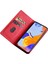 Xiaomi Redmi Için Note 12 Pro 4g/11 Pro 4g (Mediatek)/note 11 Pro 5g (Qualcomm) Cilt Touch Pu Deri Flip Telefon Kılıfı Folio Kart Yuva Kitabı Standı Kapak-Kırmızı (Yurt Dışından) 5