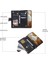 Xiaomi Için Poco M3 Pro 4g/5g/redmi Not 10T 5g/not 10 5g Rhombus Doku Cüzdan Stand Deri Telefon Kılıfı Zipper Cep ve Bilek Kayış-Black (Yurt Dışından) 4