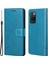 Xiaomi Için Redmi Note 11 4g (Qualcomm)/redmi Note 11S 4g Kelebek Çiçek Baskılı Pu Deri Cüzdan Kılıf Standı Manyetik Kapatma Şok Geçirmez Telefon Kapağı Kayışlı Mavi (Yurt Dışından) 1