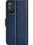 Xiaomi Redmi Için Note 12 Pro 4g/11 Pro 4g (Mediatek)/note 11 Pro 5g (Qualcomm) Dokulu Pu Deri Flip Case Çift Manyetik Toka Stand Cüzdan Telefon Kapak Mavisi (Yurt Dışından) 3
