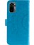 Basılı Mandala Çiçek Cüzdan Deri Kılıfı Xiaomi Poco M5S 4g/redmı Not 10 4g/not 10S 4g-Blue (Yurt Dışından) 3