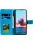 Basılı Mandala Çiçek Cüzdan Deri Kılıfı Xiaomi Poco M5S 4g/redmı Not 10 4g/not 10S 4g-Blue (Yurt Dışından) 5