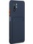Xiaomi Redmi Için Kart Yuvalı Yumuşak Tpu Telefon Kılıfı Kapak Not 10 4g/redmi Not 10S/POCO M5S 4g-Dark Mavi (Yurt Dışından) 3