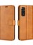 Xiaomi Için Redmi Note 11 4g (Qualcomm)/redmi Note 11S 4g Tam Koruma Dokulu Pu Deri Cüzdan Kılıfı Stand Manyetik Folio Telefon Kapak Sarı (Yurt Dışından) 1