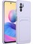 Xiaomi Redmi Için Kart Yuvası ile Yumuşak Tpu Telefon Kılıfı Kapak Not 10 4g/redmi Not 10S/POCO M5S 4g-I-Light Mor (Yurt Dışından) 1