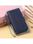 Xiaomi Mi 11 Lite 4g/5g/5g Ne, Rhombus Doku Pu Deri Fermuarı Cep Telefon Kılıfı Şok Geçirmez Cüzdan Kapak Görüntüleme Stand Strap-Blue (Yurt Dışından) 5