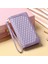 Xiaomi Mi 11 Lite 4g/5g/5g Ne, Rhombus Doku Pu Deri Fermuarı Cep Telefon Kılıfı Şok Geçirmez Cüzdan Kapak Görüntüleme Stand Strap-Purple ile (Yurt Dışından) 5
