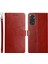 Xiaomi Için Redmi Note 11 4g (Qualcomm)/redmi Note 11S 4g Pu Deri Baskılı Y Şeklinde Çizgiler Kapak Stand Stand Cüzdan Strap-Brown (Yurt Dışından) 1