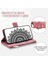 Fermuarı Cep Cüzdanı Xiaomi Için Telefon Kasası 11T Pro 5G/11T 5g, Mandala Çiçek Baskılı Pu Deri Koruyucu Telefon Kapağı Stand Strap-Rose Gold ile Birden Fazla Kart Yuvası (Yurt Dışından) 1