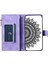 Fermuarı Cep Cüzdanı Xiaomi Için Telefon Kasası 11T Pro 5G/11T 5g, Mandala Çiçek Baskılı Pu Deri Koruyucu Telefon Kapağı Stand Stand Strap-Spurple ile Birden Fazla Kart Yuvası (Yurt Dışından) 4